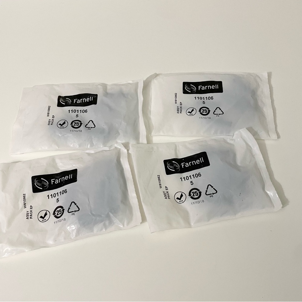 4-Pack: Farnell 1101106 ASSY PACK EP W610952 Component/Connector Kits